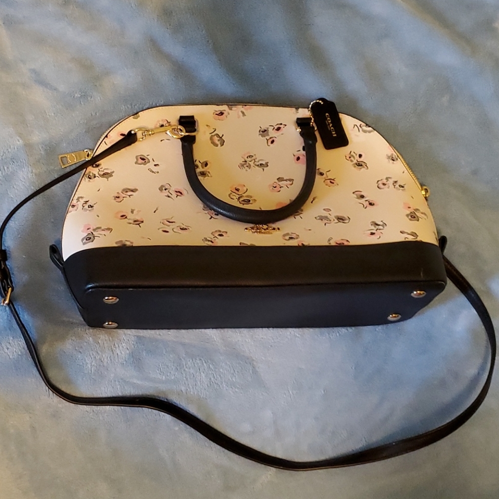 Coach wildflower floral mini sierra satchel